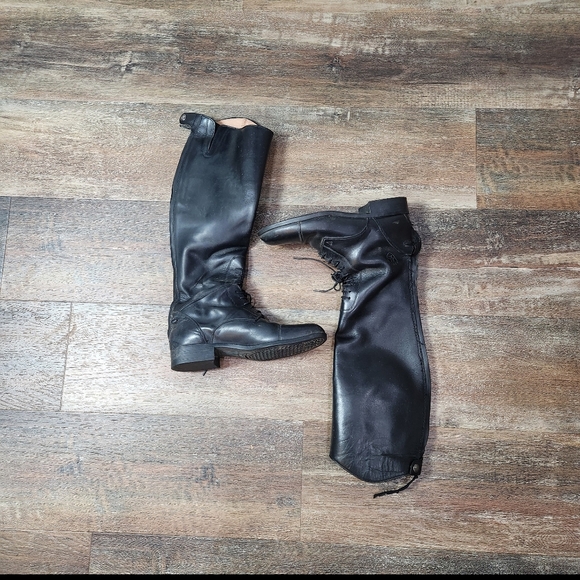 Ariat Shoes - Ariat Heritage II Field Tall Black Riding Boot Zip Style 55001 Size 7.5 *Damaged